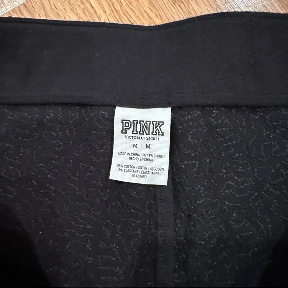 Victoria Secret PINK black sequin leggings - Picture 3 of 5